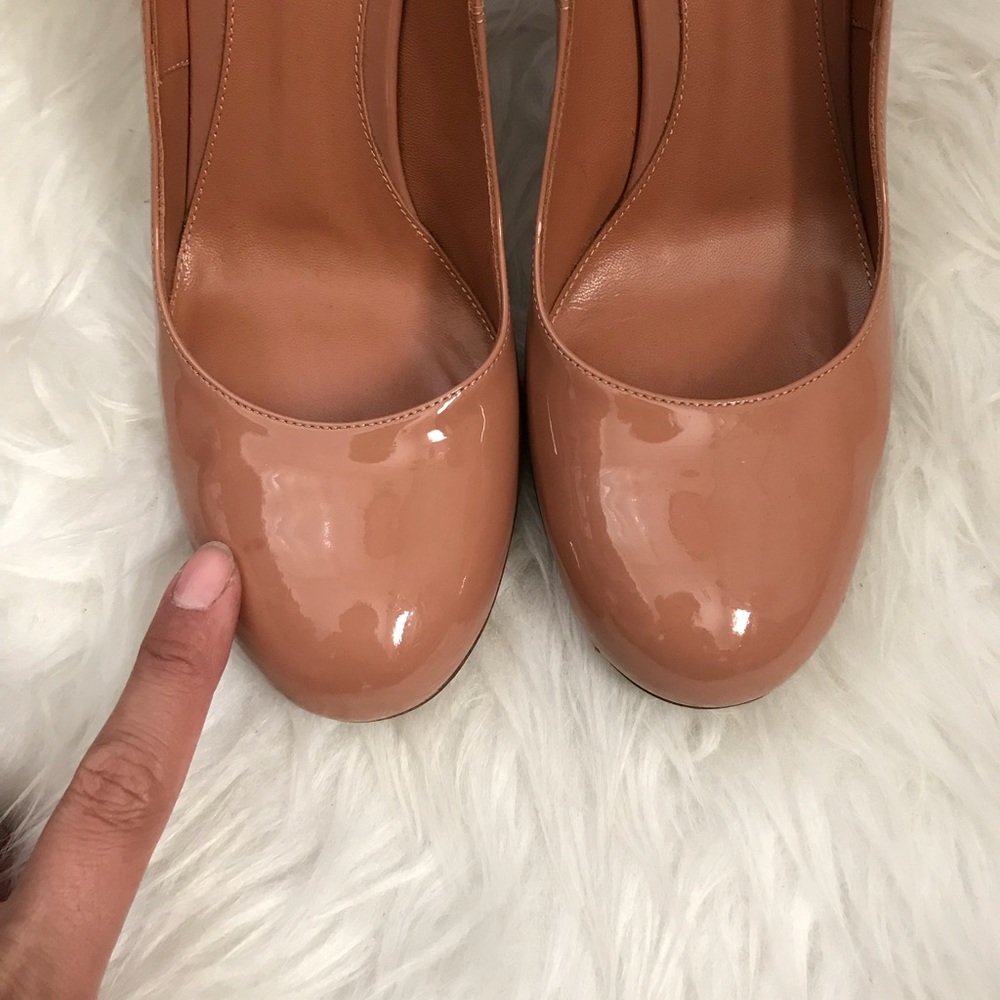Gianvito Rossi Mocha Leather chunky heels 37 1/2 - Picture 7 of 7